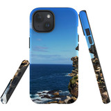 For iPhone 15 Case Tough Protective Cover, Ocean Cliffs | Protective Covers | iCoverLover Australia