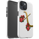 For iPhone 15 Case Tough Protective Cover, Letter X | Protective Covers | iCoverLover Australia