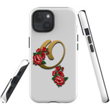 For iPhone 15 Case Tough Protective Cover, Letter O | Protective Covers | iCoverLover Australia
