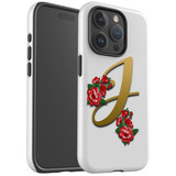 For iPhone 15 Pro Case Tough Protective Cover, Letter J | Protective Covers | iCoverLover Australia