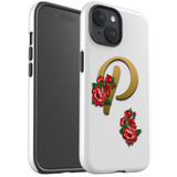 For iPhone 15 Case Tough Protective Cover, Letter P | Protective Covers | iCoverLover Australia