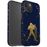For iPhone 15 Case Tough Protective Cover, Aquarius Drawing | Protective Covers | iCoverLover Australia