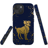 For iPhone 15 Case Tough Protective Cover, Aries Drawing | Protective Covers | iCoverLover Australia