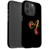 For iPhone 15 Pro Max Case Tough Protective Cover, Embellished Letter A | Protective Covers | iCoverLover Australia
