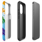 For iPhone 15 Pro Max Case Tough Protective Cover, Rainbow Brushes | Protective Covers | iCoverLover Australia