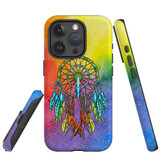 For iPhone 15 Pro Case Tough Protective Cover, Colourful Dreamcatcher | Protective Covers | iCoverLover Australia