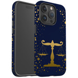 For iPhone 15 Pro Case Tough Protective Cover, Libra Drawing | Protective Covers | iCoverLover Australia