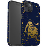 For iPhone 15 Case Tough Protective Cover, Leo Drawing | Protective Covers | iCoverLover Australia