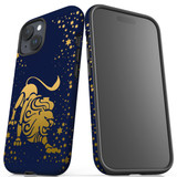 For iPhone 15 Case Tough Protective Cover, Leo Drawing | Protective Covers | iCoverLover Australia