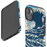 For iPhone 15 Case Tough Protective Cover, Japanese Wave | Protective Covers | iCoverLover Australia