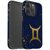 For iPhone 15 Pro Max Case Tough Protective Cover, Gemini Sign | Protective Covers | iCoverLover Australia