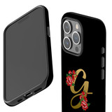 For iPhone 15 Pro Max Case Tough Protective Cover, Embellished Letter G | Protective Covers | iCoverLover Australia