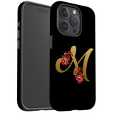 For iPhone 15 Pro Case Tough Protective Cover, Embellished Letter M | Protective Covers | iCoverLover Australia