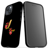 For iPhone 15 Case Tough Protective Cover, Embellished Letter L | Protective Covers | iCoverLover Australia