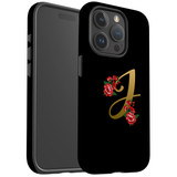 For iPhone 15 Pro Max Case Tough Protective Cover, Embellished Letter J | Protective Covers | iCoverLover Australia