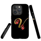 For iPhone 15 Pro Max Case Tough Protective Cover, Embellished Letter V | Protective Covers | iCoverLover Australia