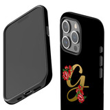 For iPhone 15 Pro Case Tough Protective Cover, Embellished Letter G | Protective Covers | iCoverLover Australia