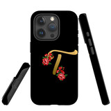 For iPhone 15 Pro Max Case Tough Protective Cover, Embellished Letter T | Protective Covers | iCoverLover Australia