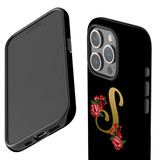 For iPhone 15 Pro Case Tough Protective Cover, Embellished Letter S | Protective Covers | iCoverLover Australia