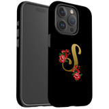 For iPhone 15 Pro Case Tough Protective Cover, Embellished Letter S | Protective Covers | iCoverLover Australia