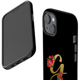 For iPhone 15 Plus Case Tough Protective Cover, Embellished Letter G | Protective Covers | iCoverLover Australia