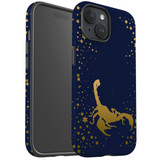 For iPhone 15 Plus Case Tough Protective Cover, Scorpio Drawing | Protective Covers | iCoverLover Australia