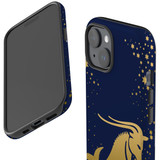 For iPhone 15 Plus Case Tough Protective Cover, Capricorn Drawing | Protective Covers | iCoverLover Australia