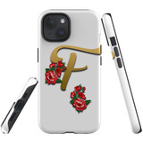 For iPhone 15 Plus Case Tough Protective Cover, Letter F | Protective Covers | iCoverLover Australia