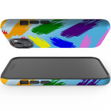 For iPhone 15 Plus Case Tough Protective Cover, Rainbow Brushes | Protective Covers | iCoverLover Australia