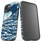 For iPhone 15 Plus Case Tough Protective Cover, Japanese Wave | Protective Covers | iCoverLover Australia