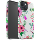 For iPhone 15 Plus Case Tough Protective Cover, Floral Garden | Protective Covers | iCoverLover Australia