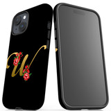 For iPhone 15 Plus Case Tough Protective Cover, Embellished Letter W | Protective Covers | iCoverLover Australia