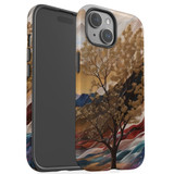 Mysterious Golden Tree Case - iPhone 15 Pro Max, 15 Plus, 15 Pro, 15 Compatible with MagSafe