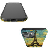 Eiffel Tower Painting Case - iPhone 15 Pro Max, 15 Plus, 15 Pro, 15 Compatible with MagSafe