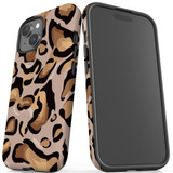 Leopard Pattern Case - iPhone 15 Pro Max, 15 Plus, 15 Pro, 15 Compatible with MagSafe