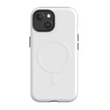 White Case - iPhone 15 Pro Max, 15 Plus, 15 Pro, 15 Compatible with MagSafe