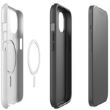 White Case - iPhone 15 Pro Max, 15 Plus, 15 Pro, 15 Compatible with MagSafe