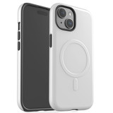 White Case - iPhone 15 Pro Max, 15 Plus, 15 Pro, 15 Compatible with MagSafe