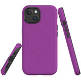 Purple Case - iPhone 15 Pro Max, 15 Plus, 15 Pro, 15 Compatible with MagSafe