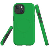 Green Case - iPhone 15 Pro Max, 15 Plus, 15 Pro, 15 Compatible with MagSafe