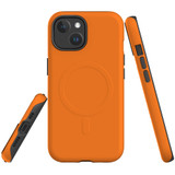 Orange Case - iPhone 15 Pro Max, 15 Plus, 15 Pro, 15 Compatible with MagSafe