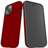 Maroon Red Case - iPhone 15 Pro Max, 15 Plus, 15 Pro, 15 Compatible with MagSafe