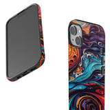 Swirling Paint Case - iPhone 15 Pro Max, 15 Plus, 15 Pro, 15 Compatible with MagSafe