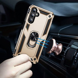 For Samsung Galaxy A15 Case - Shockproof, Durable TPU + PC Protective Cover, Metal Ring, Gold | iCoverLover.com.au