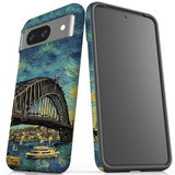For Google Pixel 8, 8 Pro Tough Protective Cover, Painting Of The Harbour Bridge | iCoverLover Australia