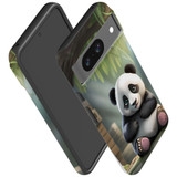 For Google Pixel 8, 8 Pro Tough Protective Cover, Happy Panda | iCoverLover Australia