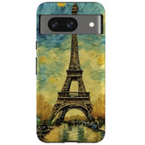For Google Pixel 8, 8 Pro Tough Protective Cover, Eiffel Tower Painting | iCoverLover Australia