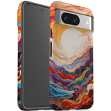 For Google Pixel 8, 8 Pro Tough Protective Cover, Sunny Waves | iCoverLover Australia