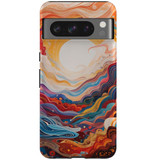 For Google Pixel 8 Pro Tough Protective Cover, Sunny Waves | iCoverLover Australia