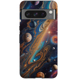 For Google Pixel 8 Pro Tough Protective Cover, Planets Of The Universe | iCoverLover Australia